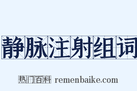 静脉注射组词是什么意思的图片